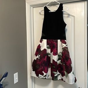 Cute black floral dress